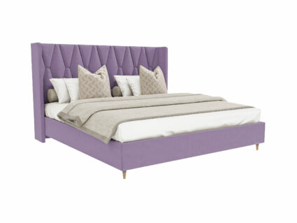 Кровать Beautyson Rebecca велюр Formula 890 сиреневый 251
