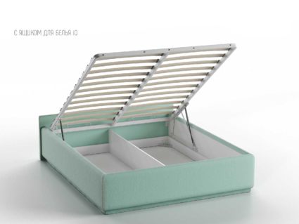 Кровать Nuvola Alba Velutto 14 (с подъемным механизмом) 160х190