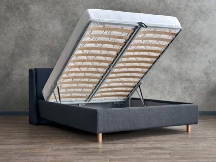 Кровать Сонум Barcelona Кашемир Горчичный (с подъемным механизмом) 200х190