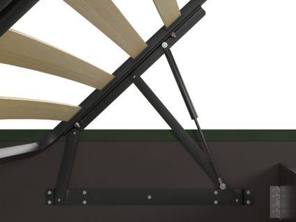 Кровать Lonax Милана велюр Dolly-1 (с подъемным механизмом) 120х200