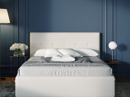 Кровать Nuvola Bianco Bravo cream (с подъемным механизмом) 200х190