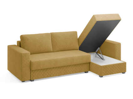 Диван Сонум Denver угловой Рогожка зелёный