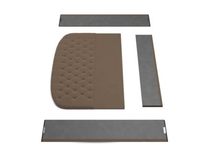 Кровать Lonax Венеция велюр Dolly-13 (с основанием) 200х200