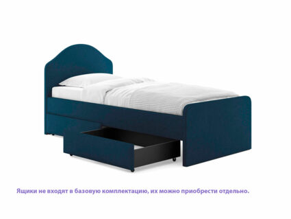 Кровать Сонум Emma Кашемир голубой 140х200