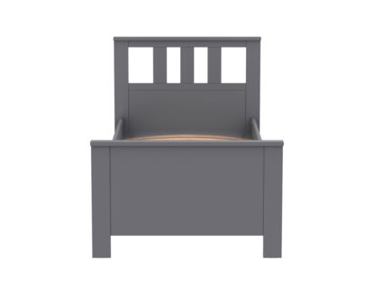 Кровать Гуд Лакк Сага серая 90х200