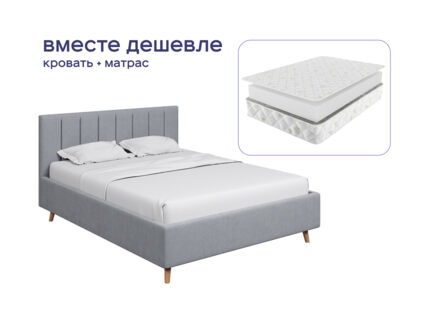 Кровать Димакс Амадора + матрас Мистер Слип Mono Line Стэнди 1425