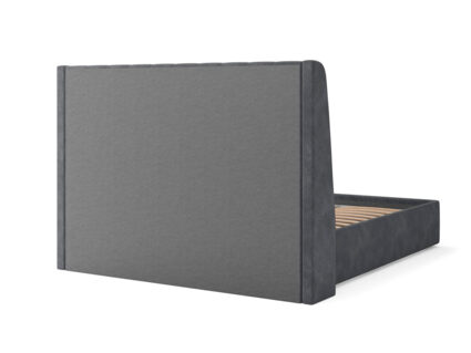 Кровать Сонум Samanta Рогожка Деним (с подъемным механизмом) 180х190