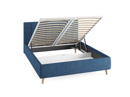 Кровать Сонум Alma Рогожка Песочная (с подъемным механизмом) 80х190