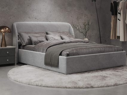 Кровать Сонум Nicole Микровелюр Оливковый (с подъемным механизмом)