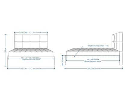 Кровать Lonax Алегра велюр Dolly-1 (с подъемным механизмом) 200х200