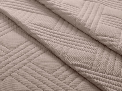 Покрывало Primavelle Velvet серо-бежевое 240х260