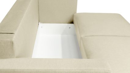 Диван Фиеста Мебель Плимут рогожка Альма 26 темно-бежевая Длина 223 см