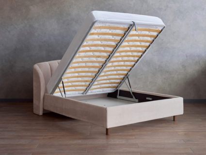 Кровать Сонум Valencia Кашемир Горчичный (с подъемным механизмом) 180х200