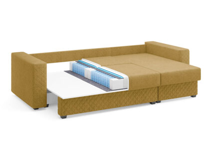 Диван Сонум Denver угловой Рогожка зелёный