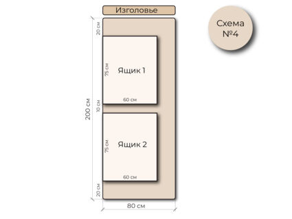 Кровать Mr.Mattress Site Box велюр Toffee