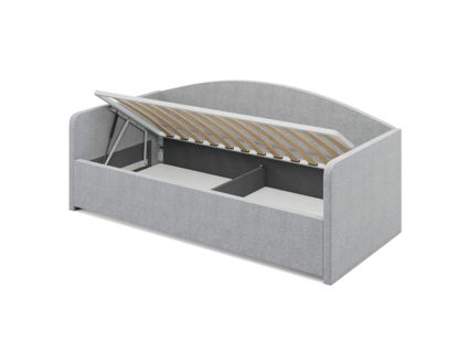 Кровать Сонум Uno Рогожка Деним (с подъемным механизмом) 90х190