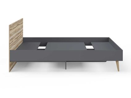 Кровать Сонум Ines Ясень ориноко + графит 90х190