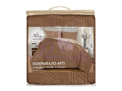Покрывало Primavelle Arti Модерн светло-коричневое 180х200