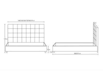 Кровать Димакс Нордо Агат с подъемным механизмом 90х190