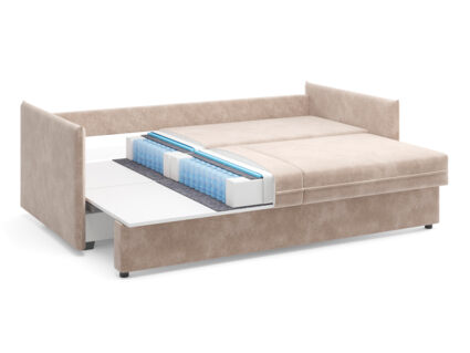 Диван Сонум Remy Тедди синий Длина 215 см