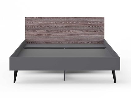 Кровать Сонум Ines Ясень анкор + серый 