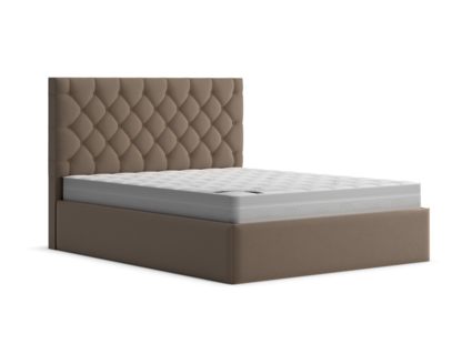 Кровать Lonax Элоиза велюр Dolly-13 (с основанием) 160х195