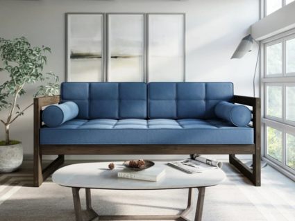 Диван Арско Сега трехместный голубой Длина 173 см