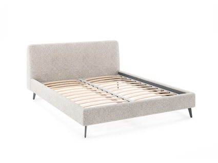 Кровать Сонум Boston Рогожка пепельный 160х190