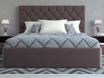 Кровать Lonax Элоиза велюр Dolly-13 (с основанием) 160х195