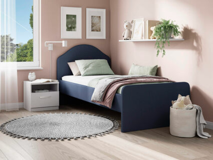 Кровать Сонум Emma Микровелюр лаванда 90х200