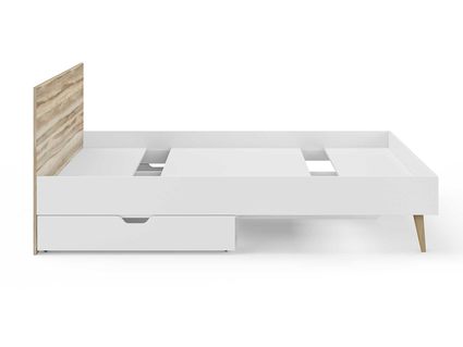 Кровать Сонум Ines Ясень ориноко + белый 160х200