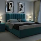 Кровать Sleeptek Premier 7 с подъемным механизмом 120x190 Велюр Velutto 06 уцененная 120х190