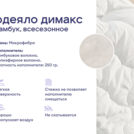 Одеяло Димакс Бамбук всесезонное + подушка Димакс Базис 172х205