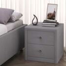 Тумба Димакс Мирано Экокожа Nitro White уцененная 49х50
