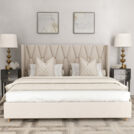 Кровать Beautyson Rebecca велюр Formula 890 сиреневый 120х190