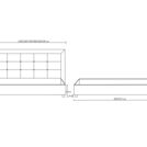 Кровать Димакс Норма + Крем с подъемным механизмом 140х190