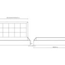 Кровать Димакс Испаньола Крем с подъемным механизмом 140х200